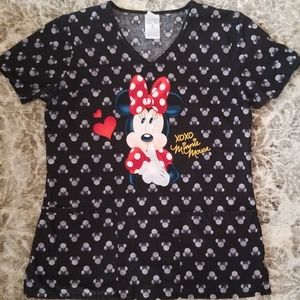 Disney Minnie Mouse scrub top